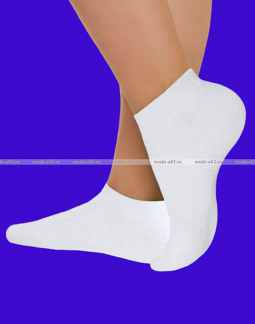 Цена за 12 пар. Следки женские ХЛОПОК БЕЛЫЕ