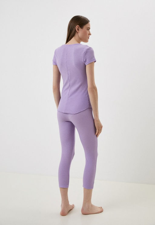 Пижамный комплект из трикотажного полотна в рубчик - Deseo фото 7