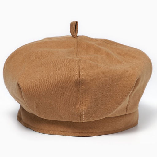 Берет, цвет песочный, р-р 56см - Overhat фото 3
