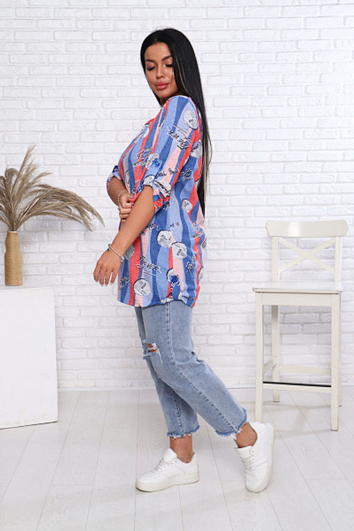 Туника, голубой (928-2)