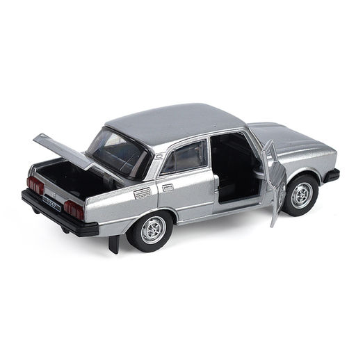 Машина металл АЗЛК "Москвич-2140sl", дл 12,5 см, (дв, баг, серебр) инерц., в коробке