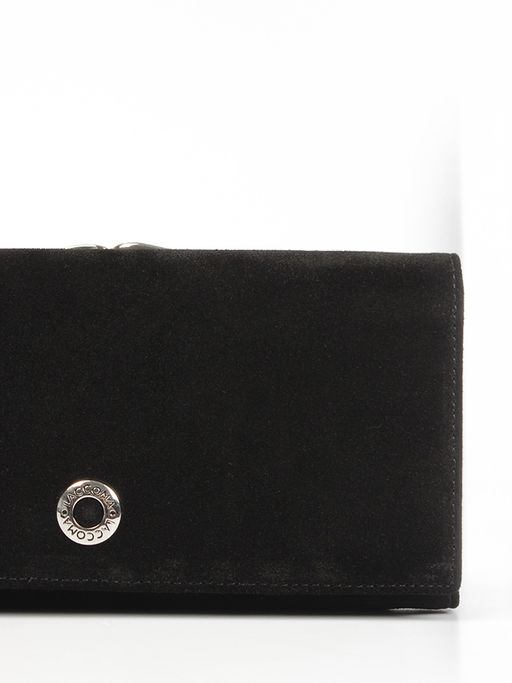 LACCOMA кошелек LA-1075-Z-черный натуральная замша