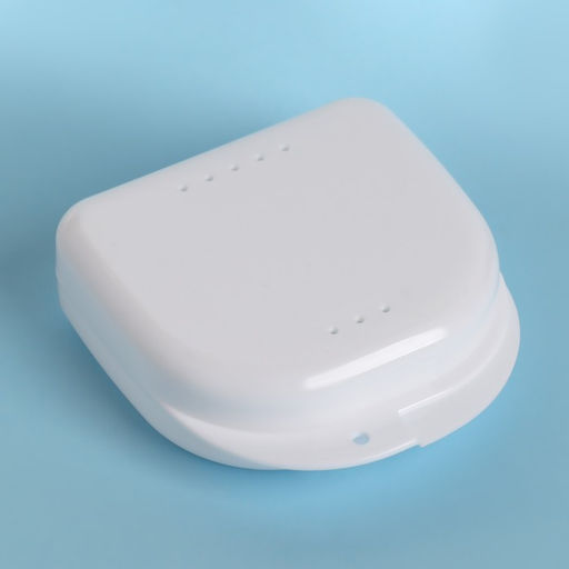 Цена за 2 шт. Контейнер для протезов, стоматологический, 8.5×8×2.7 см, МИКС