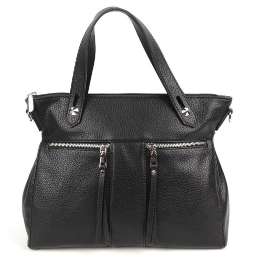 Женская сумка с ручками из эко кожи А-9921 Блек - Cidirro фото 2