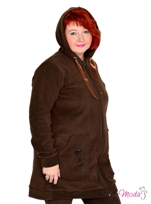 Толстовка Модель №1442 размеры 44-84 - Plusmoda фото 3