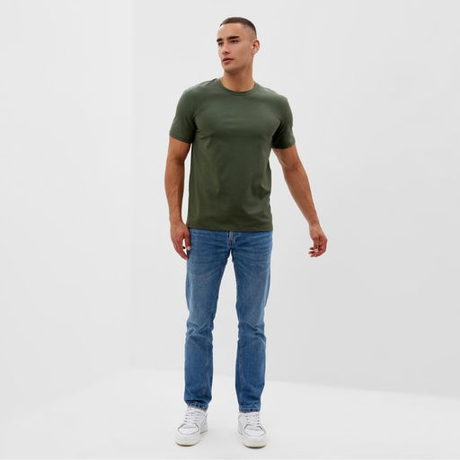 Футболка мужская MINAKU "Map" , цвет хаки, р-р 50