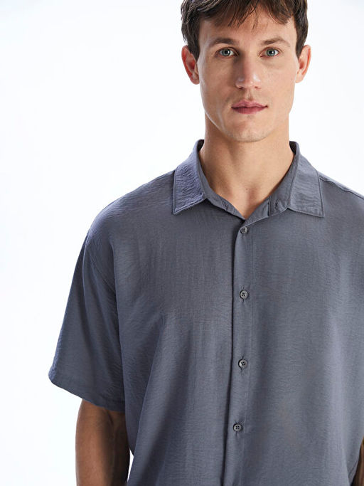 Regular Fit K?sa Kollu Arm?rl? Erkek G?mlek