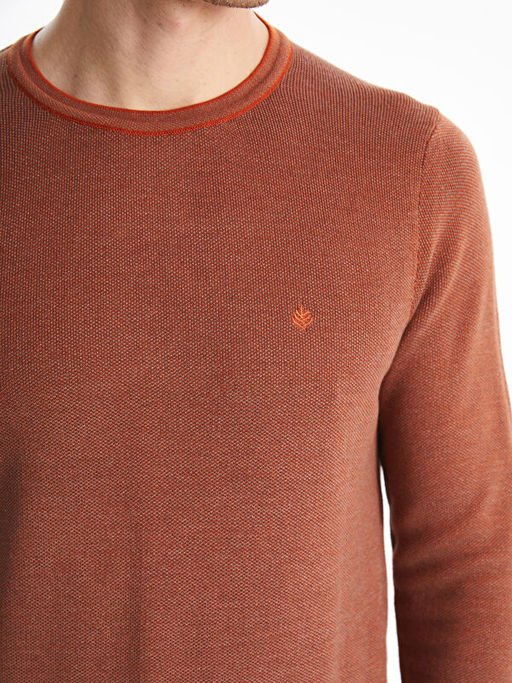 Bisiklet Yaka Erkek Triko Kazak