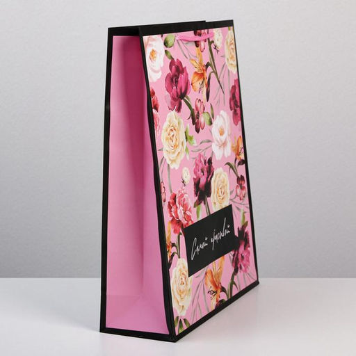 Пакет ламинированный With great love, L 28 х 38 х 9 см - Доступные радости фото 2