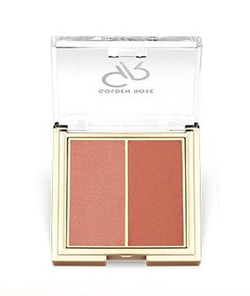 Golden Rose Румяна ICONIC BLUSH DUO 02 Peachy Coral