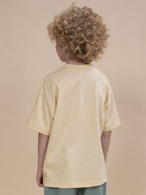 PELICAN, футболка для мальчиков, Кремовый  фото 2