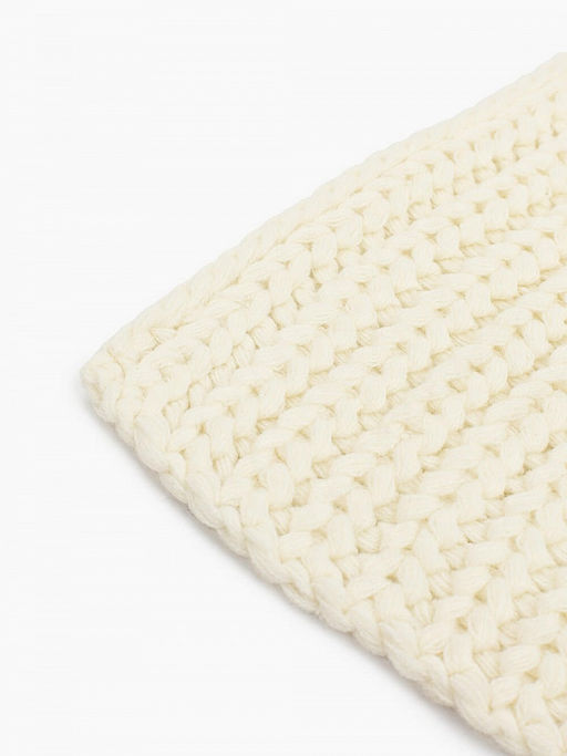 Шарф молочного белого оттенка сп - Incity фото 3