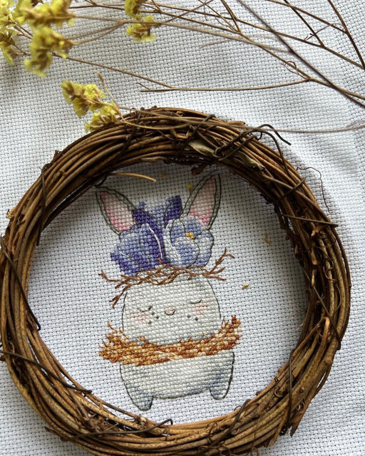 Набор для вышивания Сделай своими руками В-45 Весеннее трио 7 х 10 см