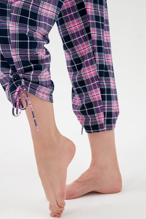 Костюм женский из футболки и брюк из кулирки Крым розовый - Амадэль фото 16