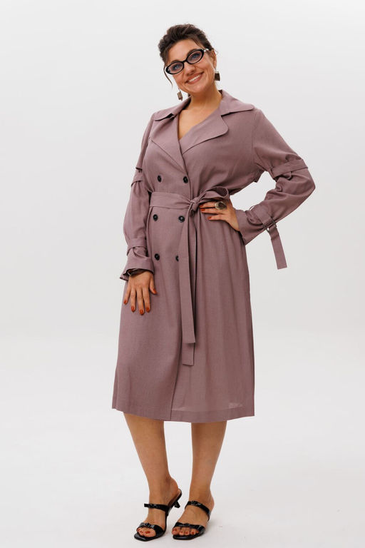 Платье ANELLI 1577 сушенная роза  фото 4