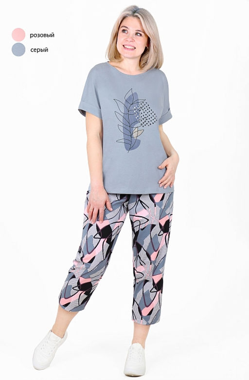 Костюм Уют К-321 (46-64) кулирка - Лотос фото 4