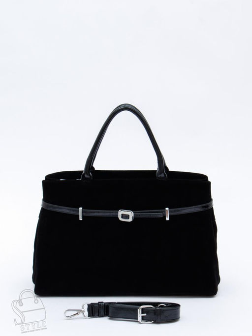 Сумка женская кожаная 91156SMS black Velina Fabbiano-Safenta в Новосибирске