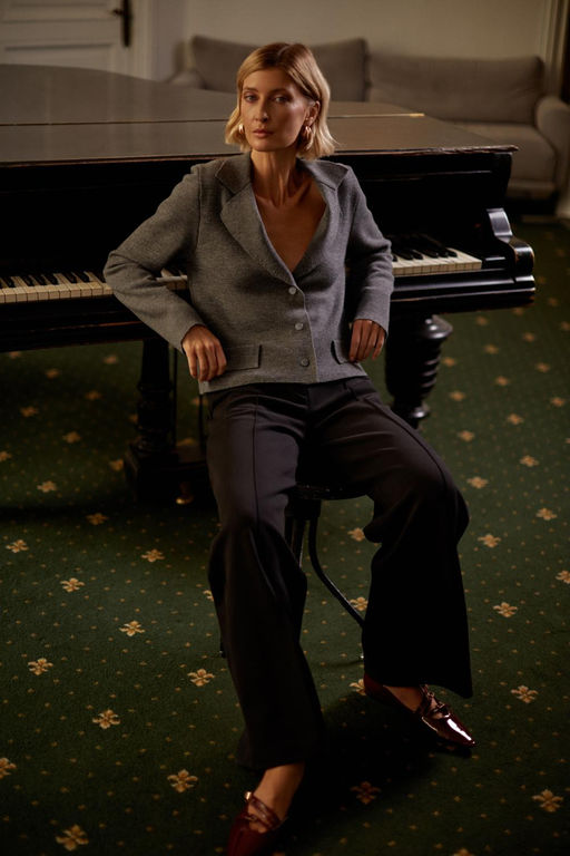 ЕВТ 4120/черный брюки жен