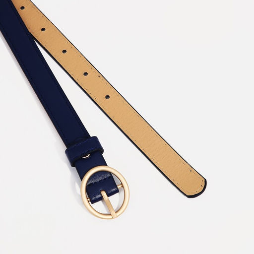 Ремень женский, ширина 2 см, винт, пряжка металл, цвет синий - Simaland фото 2