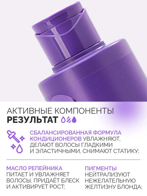 Blond explosion Бальзам оттеночный эффект арктический блонд Concept 300 мл  фото 22