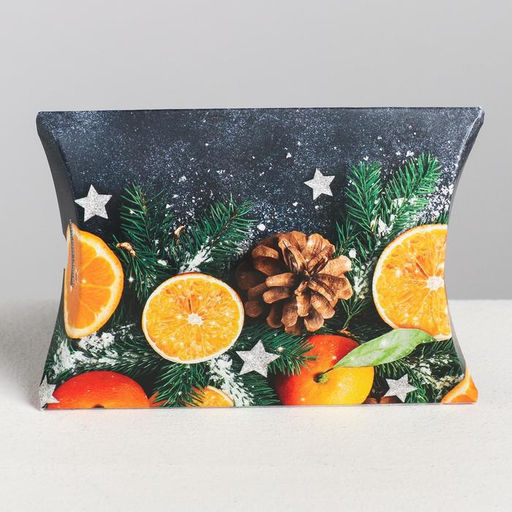 Цена за 5 шт. Коробка сборная фигурная Мандариновое настроение, 11 8 2 см - Дарите счастье фото 6