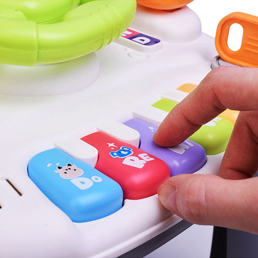 Столик развивающий "Веселый руль" свет, звук, в коробке