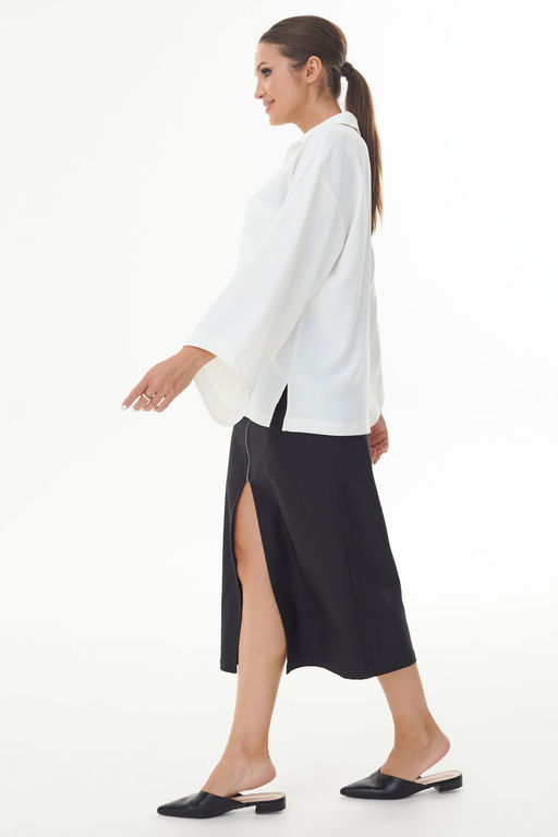 Блуза AURA 2120-170 молочный  фото 3