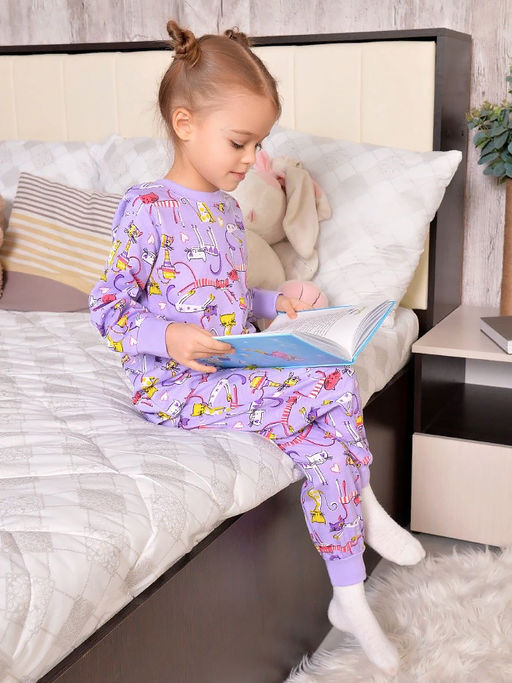 BK3010PJ.С1 Пижама для девочки - Almond фото 7