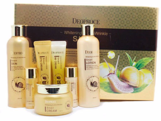 DEOPROCE  Набор WHITENING AND ANTI-WRINKLE SNAIL 4 SET  фото 2