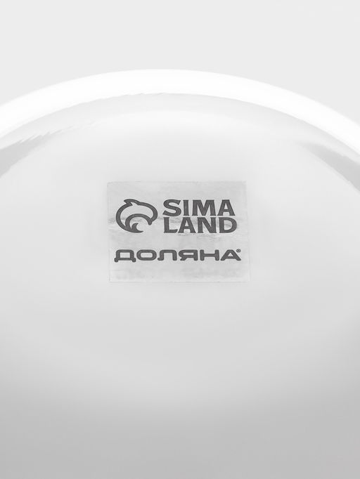 Салатник Доляна Simple, 1.45 л, 19×9.5 см, стекло, прозрачный