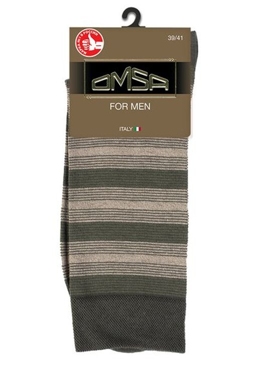 OMSA STYLE 504 носки мужские* - kaki  фото 2
