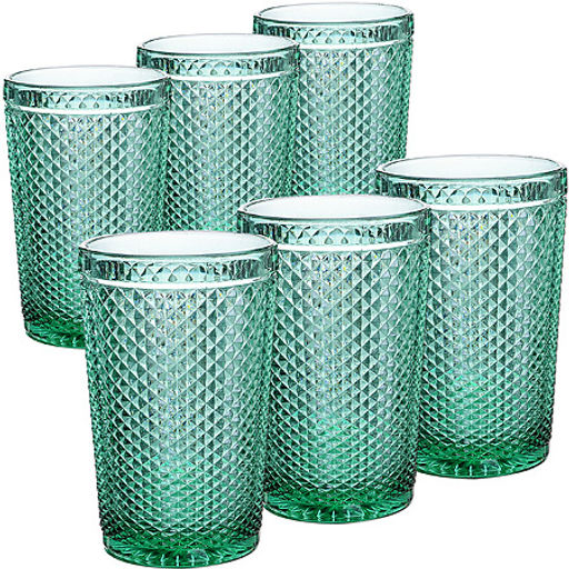 30858 Набор стаканов 350 мл 6шт ЗЕЛЁНЫЙ LR (х8) - Mayer&boch фото 2