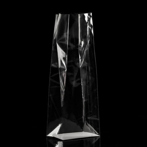 Цена за 10 шт. Пакет с жестким дном, прозрачный, 6×8×23 см