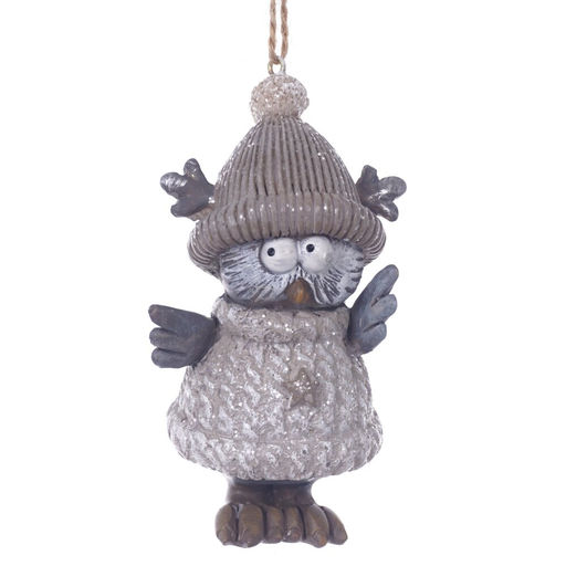 Фигурка декоративная подвесная "Сова", L5 W4,5 H10 см