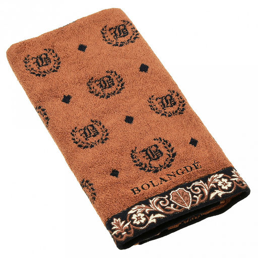 "Missoni-3027" Полотенце махровое 50х90см, плотность 375гр/м2, 100% хлопок, оранжевый, Bolangde (Китай)