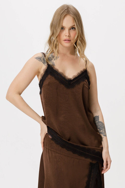 Топ Pirs 6364 коричневый