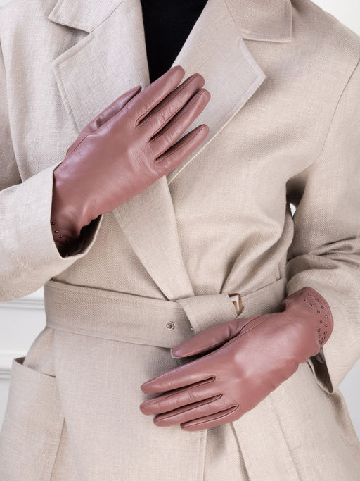 Перчатки женские 100% ш IS9910 rose taupe - Eleganzza фото 5