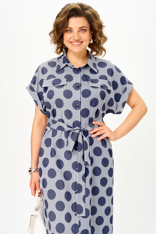 Платье Michel Chic 993/3 крупный горох фото 5