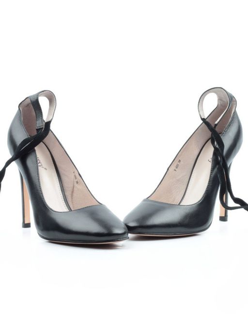 06-V-889 BLACK Туфли женские (натуральная кожа) - Фабричный китай фото 13