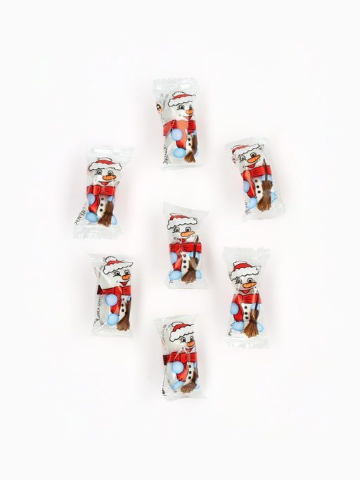 Сладкий детский новогодний подарок Лисичка: конфеты 120 г, носки.