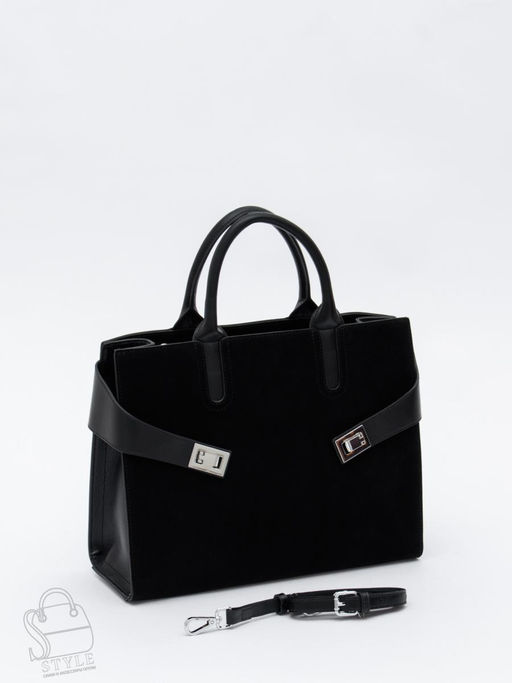 Сумка женская кожаная 11188VGF black Vitelli Grassi