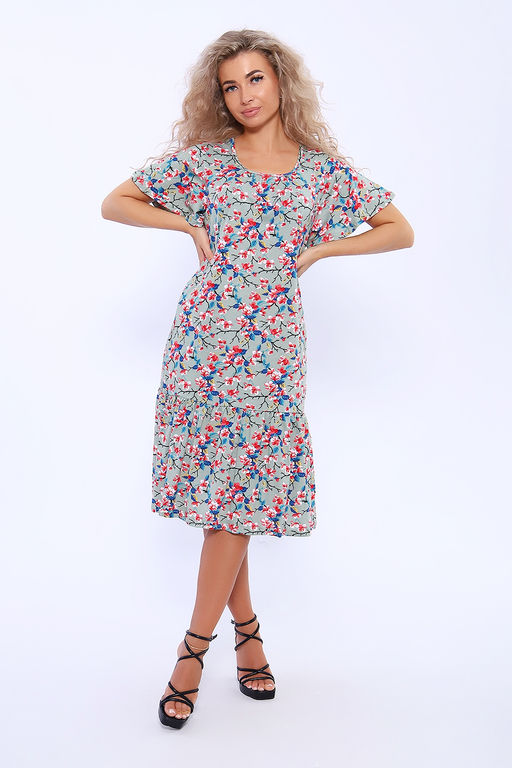 Платье Натали 13257 полуприлегающее с карманами  фото 2