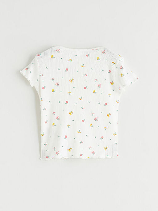 Fiyonk Bask?l? K?z ?ocuk Ti??rt