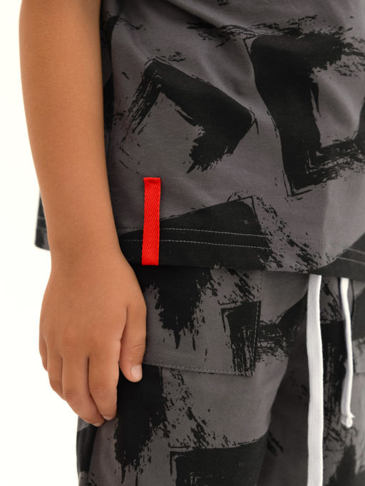 CHILLEASY 220021C-29 Футболка для мальчика, Антрацит