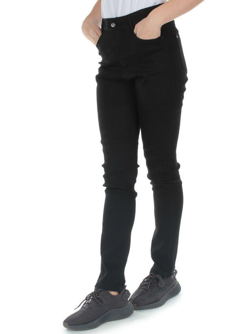 M-014 BLACK Джинсы женские плотные
