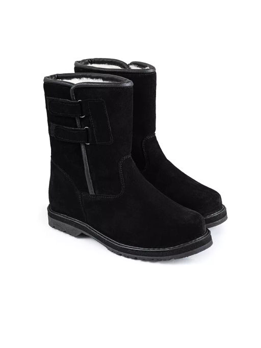 Полусапоги мужские замшевые на липучках