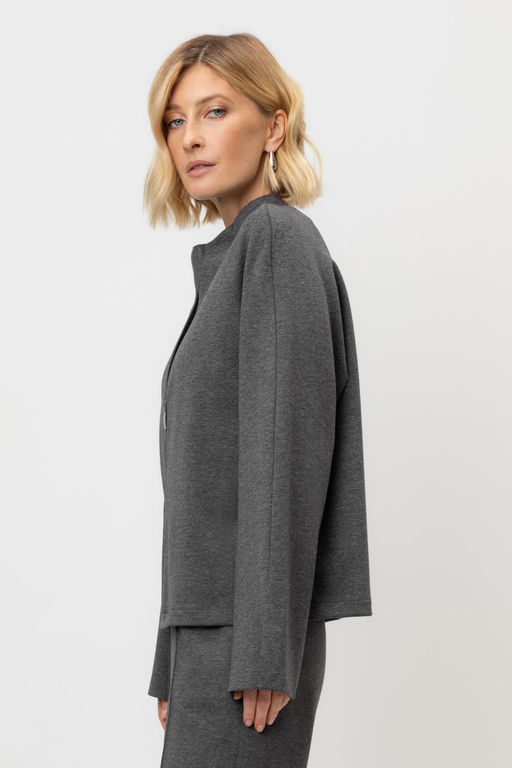 ЕВТ 3251/тем.серый меланж жакет жен - Very neat фото 3