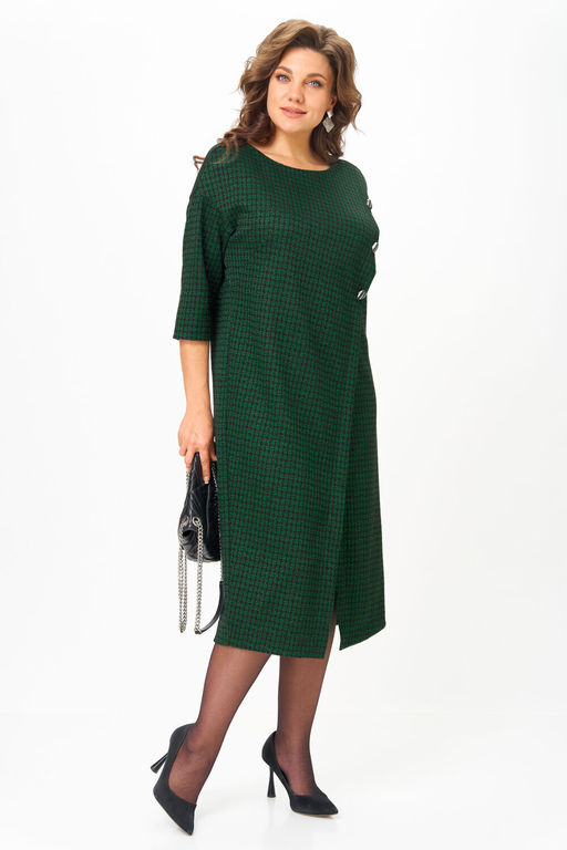Платье Michel Chic 2190 зеленый, черный  фото 4