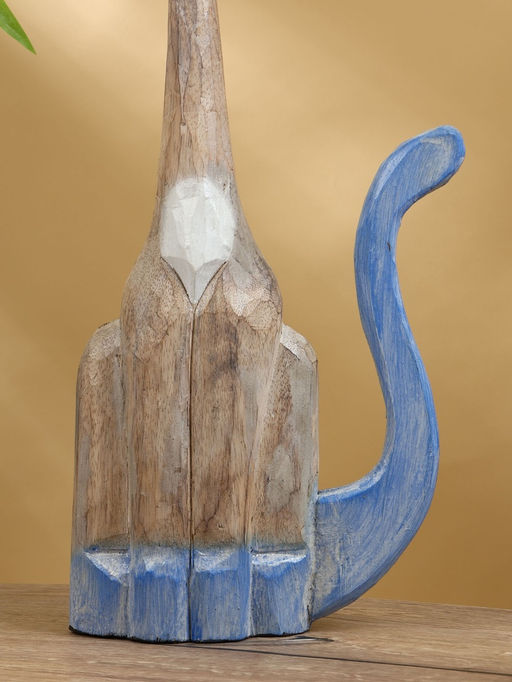 Сувенир «Коварный кот», 23×6×60 см, дерево