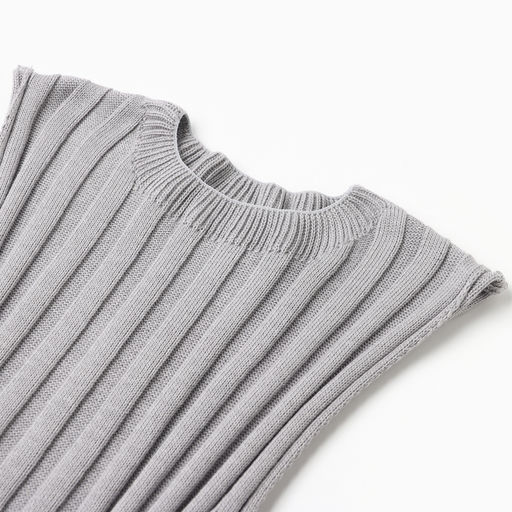 Платье женское миди вязаное MINAKU: Knitwear collection, серое, размер 44